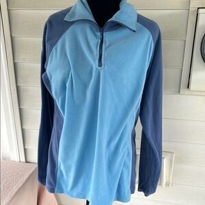 Women’s  Blue Quarter-Zip Sweater